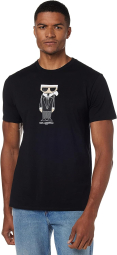 Мужская футболка Karl Lagerfeld Paris с принтом 1159788616 (Черный, XL)