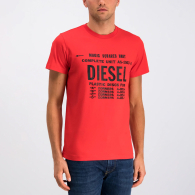Мужская футболка Diesel с логотипом 1159788803 (Красный, M)