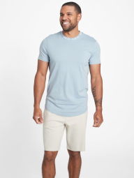 Мужская футболка Guess с принтом 1159790553 (Голубой, M)