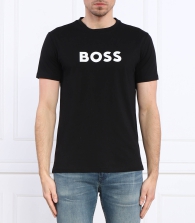 Футболка мужская BOSS by Hugo Boss с логотипом 1159793783 (Черный, XL)