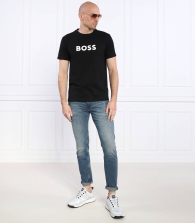 Футболка мужская BOSS by Hugo Boss с логотипом 1159793783 (Черный, XL)