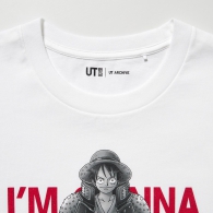 Футболка UT Archive One Piece UNIQLO с рисунком 1159790925 (Белый, M)