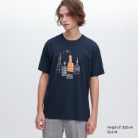 Футболка UT Archive UNIQLO с рисунком Jean-Michel Basquiat 1159791022 (Синий, XXL)