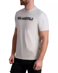 Мужская футболка Karl Lagerfeld Paris с логотипом 1159791473 (Серый, XL)