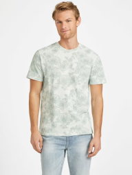 Мужская футболка Guess с принтом 1159791493 (Зеленый, XL)