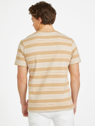 Мужская футболка Guess с принтом 1159791645 (Бежевый, XL)