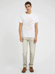Мужская футболка Guess с принтом 1159796152 (Белый, XL)