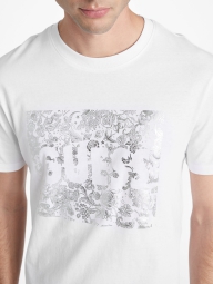 Мужская футболка Guess с логотипом 1159792482 (Белый, L)