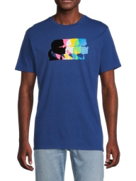 Мужская футболка Karl Lagerfeld Paris с принтом 1159792556 (Синий, L)