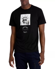 Мужская футболка Karl Lagerfeld Paris с принтом 1159792720 (Черный, XL)