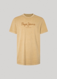 Мужская футболка Pepe Jeans London с логотипом 1159793742 (Бежевый, XL)