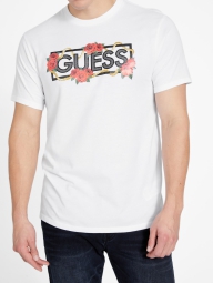 Мужская футболка Guess с логотипом 1159794196 (Белый, M)