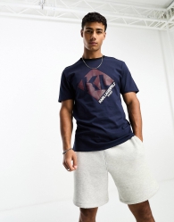 Мужская футболка Karl Lagerfeld Paris с принтом 1159794161 (Синий, L)