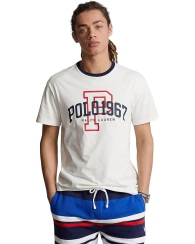 Футболка мужская Polo Ralph Lauren с логотипом 1159794625 (Белый, M)