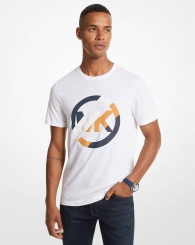 Мужская футболка Michael Kors с логотипом 1159794752 (Белый, XL)