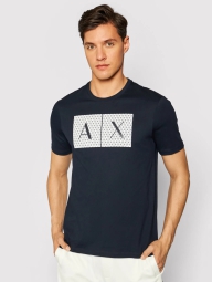 Футболка Armani Exchange с логотипом 1159795838 (Синий, XL)