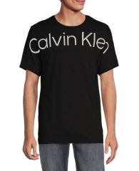 Чоловіча футболка з логотипом Calvin Klein 1159795903 (Чорний, M)