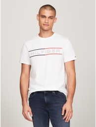 Чоловіча футболка з логотипом Tommy Hilfiger 1159796192 (Білий, XXL)
