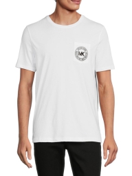 Мужская футболка Michael Kors с логотипом 1159796337 (Белый, M)