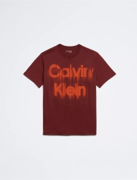 Мужская футболка Calvin Klein с логотипом 1159796620 (Бордовый, L)