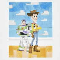 Футболка UNIQLO з малюнком Toy Story 1159797034 (Білий, XL)