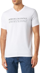 Футболка Armani Exchange с логотипом 1159797182 (Белый, XS)