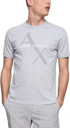 Футболка Armani Exchange с логотипом 1159797585 (Серый, M)