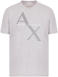 Футболка Armani Exchange с логотипом 1159797585 (Серый, M)