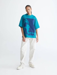 Стильная футболка Calvin Klein с принтом 1159797743 (Зеленый, L)