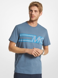 Мужская футболка Michael Kors с логотипом 1159797890 (Синий, S)