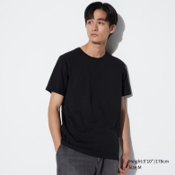 Стильная футболка UNIQLO 1159798788 (Черный, 3XL)