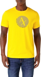 Футболка Armani Exchange з логотипом 1159799657 (Жовтий, XXL)