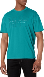 Футболка Armani Exchange с логотипом 1159799683 (Зеленый, XL)