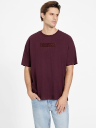Мужская футболка Guess с логотипом 1159799705 (Бордовый, XL)