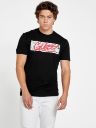 Мужская футболка Guess с принтом 1159799713 (Черный, L)