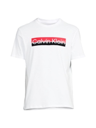 Мужская футболка Calvin Klein с логотипом 1159801174 (Белый, XL)