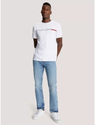 Чоловічі футболки з логотипом Tommy Hilfiger 1159804101 (Білий, XXL)