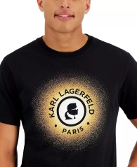 Мужская футболка Karl Lagerfeld Paris с принтом 1159804392 (Черный, XXL)