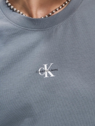 Чоловіча футболка з логотипом Calvin Klein 1159805142 (Сірий, XXXL)