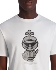 Мужская футболка Karl Lagerfeld Paris с принтом 1159807005 (Белый, M)