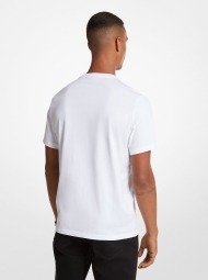 Мужская футболка Michael Kors с логотипом 1159807772 (Белый, XXL)