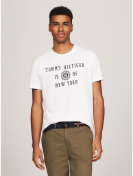 Мужская футболка Tommy Hilfiger с логотипом 1159808382 (Белый, XXL)