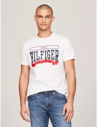 Мужская футболка Tommy Hilfiger с логотипом 1159808395 (Белый, XL)