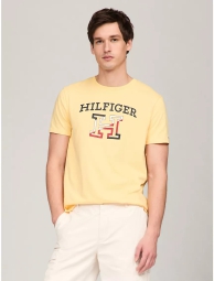 Мужская футболка Tommy Hilfiger с логотипом 1159808407 (Желтый, M)