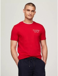 Мужская футболка Tommy Hilfiger с логотипом 1159808434 (Красный, M)