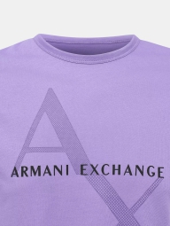 Футболка Armani Exchange с логотипом 1159808462 (Сиреневый, L)