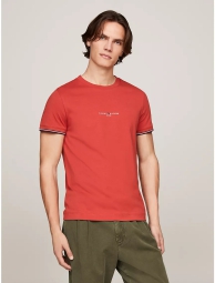Мужская футболка Tommy Hilfiger с логотипом 1159808606 (Красный, 3XL)