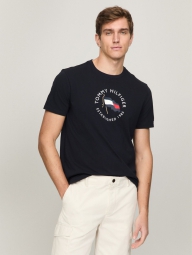 Мужская футболка Tommy Hilfiger с логотипом 1159808629 (Синий, 3XL)