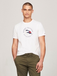 Мужская футболка Tommy Hilfiger с логотипом 1159808630 (Белый, XL)