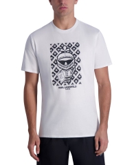 Чоловічі футболки з логотипом Karl Lagerfeld Paris 1159809761 (Білий, M)
